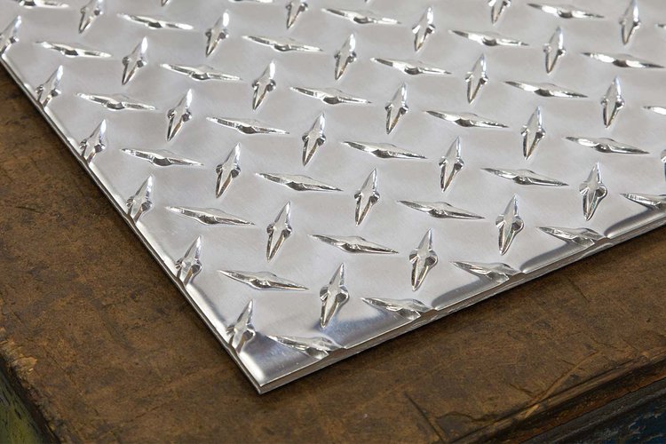 .045 Aluminum Diamond Plate Sheet 12/" x 12/"